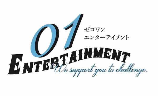 01ENTERTAINMENT ゼロワンエンターテイメント　ロゴ