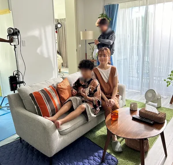 映画撮影　 CM　女優